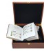 Подарочный набор "Книга чистый ВИСКИ со стаканом и камнями для охлаждения" 